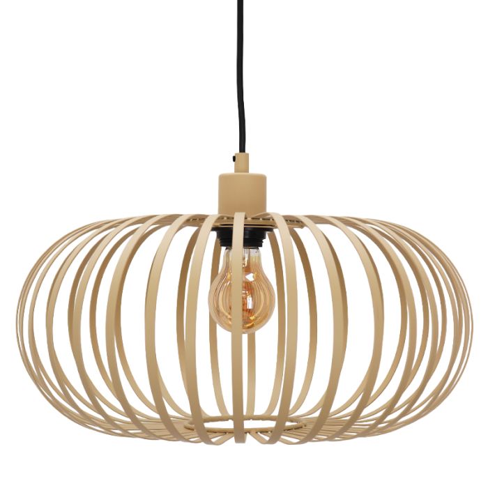 Industrielle Pendelleuchte Beige, Lieve