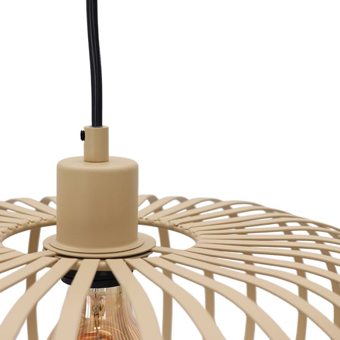 Industrielle Pendelleuchte Beige, Lieve