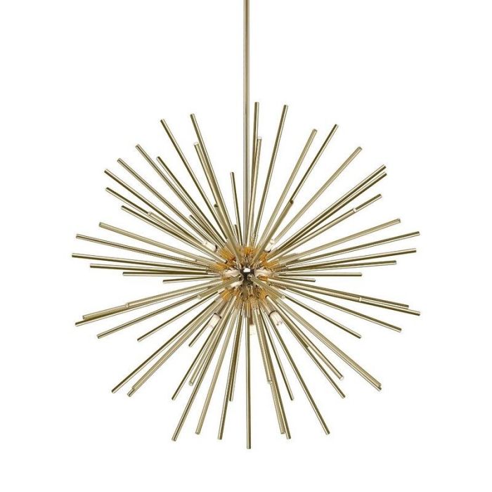 Design Pendelleuchte Gold, Milos