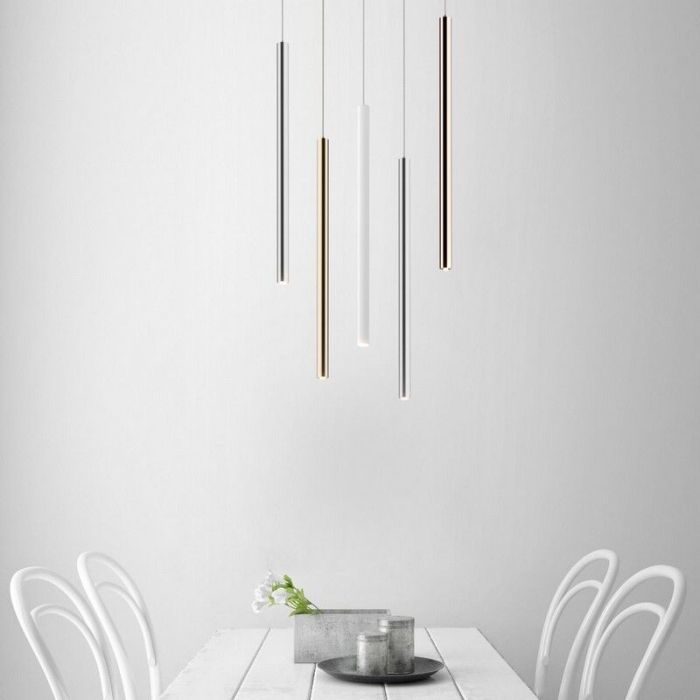 Design Pendelleuchte Weiß, Fikriye, 5W, 3000K LED