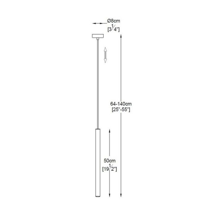 Design Pendelleuchte Weiß, Fikriye, 5W, 3000K LED