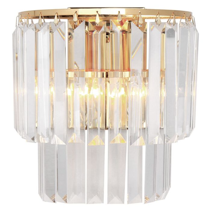 Design Wandleuchte Gold, Kajol