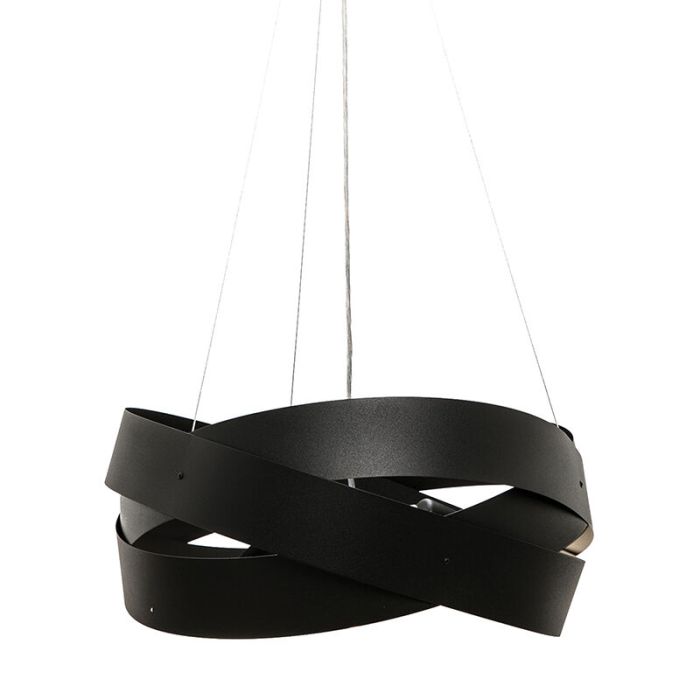 Moderne Pendelleuchte Schwarz, Tanno